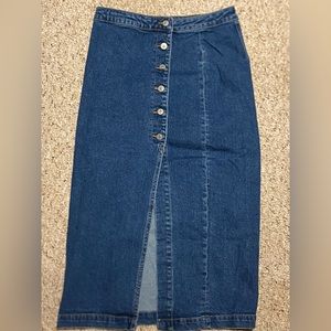 Free people Jean skirt